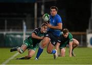 6 September 2013; Cian Kelleher, Leinster, is tackled by Rory Parata, Connacht. Under 20 Interprovincial, Leinster v Connacht, Donnybrook Stadium, Donnybrook, Dublin. Picture credit: Ray McManus / SPORTSFILE