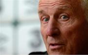 7 September 2013; Republic of Ireland manager Giovanni Trapattoni during a press conference ahead of their 2014 FIFA World Cup Qualifier Group C game against Austria on Tuesday. Republic of Ireland Press Conference, Gannon Park, Malahide, Co. Dublin. Photo by Sportsfile