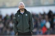 28 October 2023; Connacht head coach Pete Wilkins before the United Rugby Championship match between Connacht and Glasgow Warriors at The Sportsground in Galway. Photo by Ramsey Cardy/Sportsfile