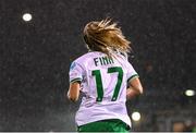 27 October 2023; Jamie Finn of Republic of Ireland during the UEFA Women's Nations League B match between Republic of Ireland and Albania at Tallaght Stadium in Dublin. Photo by Stephen McCarthy/Sportsfile