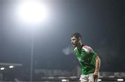 27 October 2023; Aaron Bolger of Cork City during the SSE Airtricity Men's Premier Division match between Cork City and Derry City at Turner's Cross in Cork. Photo by Eóin Noonan/Sportsfile