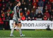 4 November 2023; Rhodri Jones of Dragons during the United Rugby Championship match between Munster and Dragons at Musgrave Park in Cork. Photo by Eóin Noonan/Sportsfile