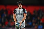 4 November 2023; Rhodri Williams of Dragons during the United Rugby Championship match between Munster and Dragons at Musgrave Park in Cork. Photo by Eóin Noonan/Sportsfile