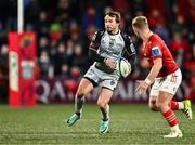 4 November 2023; Rhodri Jones of Dragons during the United Rugby Championship match between Munster and Dragons at Musgrave Park in Cork. Photo by Piaras Ó Mídheach/Sportsfile