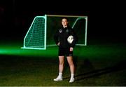 6 November 2023; Ellen Dolan during a Peamount United media night at PRL Park in Greenogue, Dublin. Photo by Eóin Noonan/Sportsfile