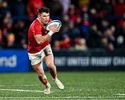 4 November 2023; Calvin Nash of Munster during the United Rugby Championship match between Munster and Dragons at Musgrave Park in Cork. Photo by Piaras Ó Mídheach/Sportsfile