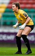 7 October 2023; Shelbourne goalkeeper Amanda McQuillan during the SSE Airtricity Women's Premier Division match between Shamrock Rovers and Shelbourne at Tallaght Stadium in Dublin. Photo by Eóin Noonan/Sportsfile
