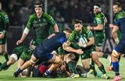 11 November 2023; Caolin Blade of Connacht in action against Tom Dodd of Edinburgh during the United Rugby Championship match between Edinburgh and Connacht at The Dam Health Stadium in Edinburgh, Scotland. Photo by Paul Devlin/Sportsfile