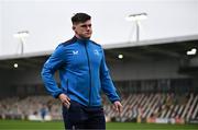 12 November 2023; Dan Sheehan of Leinster walks the pitch before before the United Rugby Championship match between Dragons and Leinster at Rodney Parade in Newport, Wales. Photo by Harry Murphy/Sportsfile