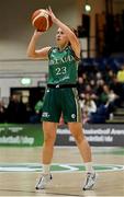 12 November 2023; Sorcha Tiernan of Ireland during the FIBA Women's EuroBasket Championship qualifier match between Ireland and France at the National Basketball Arena in Tallaght, Dublin. Photo by Brendan Moran/Sportsfile