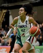 12 November 2023; Leila Lacan of France during the FIBA Women's EuroBasket Championship qualifier match between Ireland and France at the National Basketball Arena in Tallaght, Dublin. Photo by Brendan Moran/Sportsfile