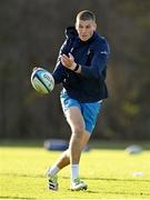 14 November 2023; Sam Prendergast during Leinster rugby squad training at UCD in Dublin. Photo by Brendan Moran/Sportsfile