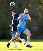 14 November 2023; Robbie Henshaw during Leinster rugby squad training at UCD in Dublin. Photo by Brendan Moran/Sportsfile