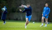 14 November 2023; Sam Prendergast during Leinster rugby squad training at UCD in Dublin. Photo by Brendan Moran/Sportsfile