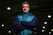 17 November 2023; Men's head coach James Topping poses for a portrait during the Ireland media day ahead of the HSBC SVNS Season at the IRFU High Performance Centre in Dublin. Photo by Ben McShane/Sportsfile