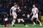 17 November 2023; Morne van den Berg of Emirates Lions and Alan O'Connor of Ulster during the United Rugby Championship match between Ulster and Emirates Lions at Kingspan Stadium in Belfast. Photo by Ramsey Cardy/Sportsfile