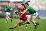 19 November 2023; David Clifford of Fossa in action against Pa Wrenn of Milltown/Castlemaine during the Kerry County Intermediate Football Championship Final match between Fossa and Milltown/Castlemaine at Austin Stack Park in Tralee, Kerry. Photo by David Fitzgerald/Sportsfile