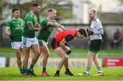 19 November 2023; David Clifford of Fossa and David Roche of Milltown/Castlemaine during the Kerry County Intermediate Football Championship Final match between Fossa and Milltown/Castlemaine at Austin Stack Park in Tralee, Kerry. Photo by David Fitzgerald/Sportsfile