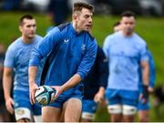 20 November 2023; Lee Barron during a squad training session on the Leinster Rugby 12 Counties Tour at Kilkenny College in Kilkenny. Photo by Harry Murphy/Sportsfile
