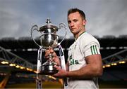 27 November 2023; O'Loughlin Gaels hurling captain Mark Bergin during the launch of the 2023 AIB GAA Leinster Senior Club Championship Finals at Croke Park in Dublin. Photo by Piaras Ó Mídheach/Sportsfile