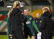 30 November 2023; Abbie Larkin during a Republic of Ireland women training session at Tallaght Stadium in Dublin. Photo by Stephen McCarthy/Sportsfile