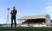 1 December 2023; New Dundalk owner Brian Ainscough stands for a portrait before a Dundalk FC press conference at Youth Development Centre in Oriel Park, Dundalk. Photo by Ben McShane/Sportsfile