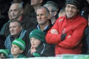 7 September 2013; Eric Elwood watches the game from the stands. Celtic League 2013/14, Round 1, Connacht v Zebre, Sportsground, Galway. Picture credit: Ray Ryan / SPORTSFILE