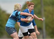 7 September 2013; Mairead Ryan, St. Mary's Ladies RFC in action against NUIM Barnhall Ladies RFC. St. Mary's Ladies RFC v NUIM Barnhall Ladies RFC, during the Leinster Women’s Blitz at Carlow RFC, Co. Carlow. Picture credit: Matt Browne / SPORTSFILE