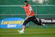 8 September 2013; Republic of Ireland's Marc Wilson during squad training ahead of their 2014 FIFA World Cup Qualifier Group C game against Austria on Tuesday. Republic of Ireland Squad Training, Gannon Park, Malahide, Co. Dublin. Picture credit: David Maher / SPORTSFILE