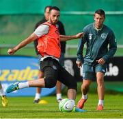 8 September 2013; Republic of Ireland's Marc Wilson during squad training ahead of their 2014 FIFA World Cup Qualifier Group C game against Austria on Tuesday. Republic of Ireland Squad Training, Gannon Park, Malahide, Co. Dublin. Picture credit: David Maher / SPORTSFILE