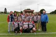 7 September 2013; The Mullingar Ladies RFC with the development team trophy during the Leinster Women’s Blitz at Carlow RFC, Co. Carlow. Picture credit: Matt Browne / SPORTSFILE
