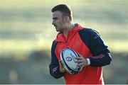 5 December 2023; Shane Daly during Munster rugby squad training at University of Limerick in Limerick. Photo by Eóin Noonan/Sportsfile