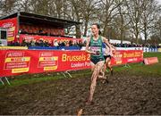 10 December 2023; Roisin Flanagan of Ireland competes in the senior women's 9000m during the SPAR European Cross Country Championships at Laeken Park in Brussels, Belgium. Photo by Sam Barnes/Sportsfile