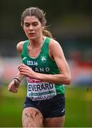 10 December 2023; Fiona Everard of Ireland competes in the senior women's 9000m during the SPAR European Cross Country Championships at Laeken Park in Brussels, Belgium. Photo by Sam Barnes/Sportsfile