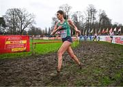 10 December 2023; Fiona Everard of Ireland competes in the senior women's 9000m during the SPAR European Cross Country Championships at Laeken Park in Brussels, Belgium. Photo by Sam Barnes/Sportsfile