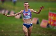 10 December 2023; Abbie Donnelly of Great Britain on her way to finishing third in the senior women's 9000m during the SPAR European Cross Country Championships at Laeken Park in Brussels, Belgium. Photo by Sam Barnes/Sportsfile