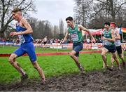 10 December 2023; Hugh Armstrong of Ireland competes in the senior men's 9000m during the SPAR European Cross Country Championships at Laeken Park in Brussels, Belgium. Photo by Sam Barnes/Sportsfile