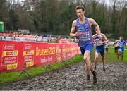 10 December 2023; Hugo Milner of Great Britain competes in the senior men's 9000m during the SPAR European Cross Country Championships at Laeken Park in Brussels, Belgium. Photo by Sam Barnes/Sportsfile