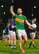 10 December 2023; Conor Glass of Glen celebrates after the AIB Ulster GAA Football Senior Club Championship Final match between Glen of Derry, and Scotstown of Monaghan, at BOX-IT Athletic Grounds in Armagh. Photo by Ramsey Cardy/Sportsfile