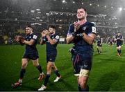 10 December 2023; James Ryan of Leinster applauds supporters after his side's victory in the Investec Champions Cup match between La Rochelle and Leinster at Stade Marcel Deflandre in La Rochelle, France. Photo by Harry Murphy/Sportsfile