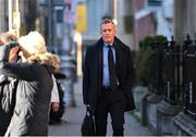 13 December 2023; FAI chief executive Jonathan Hill arrives at Dáil Éireann in Dublin ahead of a meeting with the Oireachtas Committee on Tourism, Culture, Arts, Sport and Media. Photo by David Fitzgerald/Sportsfile