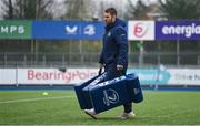 20 December 2023; Contact skills coach Sean O'Brien during a Leinster Rugby squad training session at Energia Park in Dublin. Photo by Seb Daly/Sportsfile