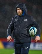 26 December 2023; Leinster contact skills coach Sean O'Brien during the United Rugby Championship match between Munster and Leinster at Thomond Park in Limerick. Photo by Brendan Moran/Sportsfile