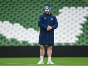 12 January 2024; Contact skills coach Sean O'Brien during a Leinster Rugby captain's run at the Aviva Stadium in Dublin. Photo by Harry Murphy/Sportsfile