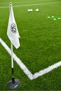 12 January 2024; A pitch marking flag at the Connacht FBD League semi-final match between Leitrim and Galway at University of Galway Connacht GAA AirDome in Bekan, Mayo. Photo by Piaras Ó Mídheach/Sportsfile