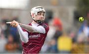 14 January 2024; Declan McLoughlin of Galway during the Dioralyte Walsh Cup Round 3 match between Galway and Laois at Duggan Park in Ballinasloe, Galway. Photo by Seb Daly/Sportsfile