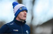 14 January 2024; Laois manager Willie Maher during the Dioralyte Walsh Cup Round 3 match between Galway and Laois at Duggan Park in Ballinasloe, Galway. Photo by Seb Daly/Sportsfile