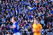 14 January 2024; Arva supporters during the AIB GAA Football All-Ireland Junior Club Championship final match between Arva of Cavan and Listowel Emmets of Kerry at Croke Park in Dublin. Photo by Piaras Ó Mídheach/Sportsfile