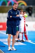 19 January 2024; Ireland assistant coach Neville Rothman reacts during the FIH Men's Olympic Hockey Qualifying Tournament semi-final match between Ireland and Spain at Campo de Hockey Hierba Tarongers in Valencia, Spain. Photo by Manuel Queimadelos/Sportsfile