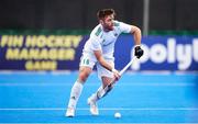 19 January 2024; Shane O'Donoghe of Ireland in action during the FIH Men's Olympic Hockey Qualifying Tournament semi-final match between Ireland and Spain at Campo de Hockey Hierba Tarongers in Valencia, Spain. Photo by Manuel Queimadelos/Sportsfile